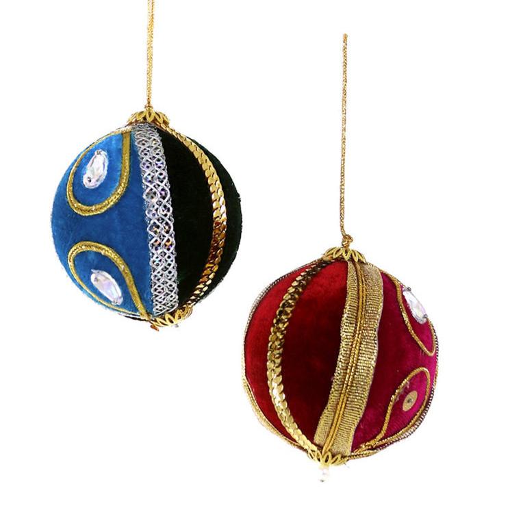 Mod Velvet Bauble 2 Asst Quirks!