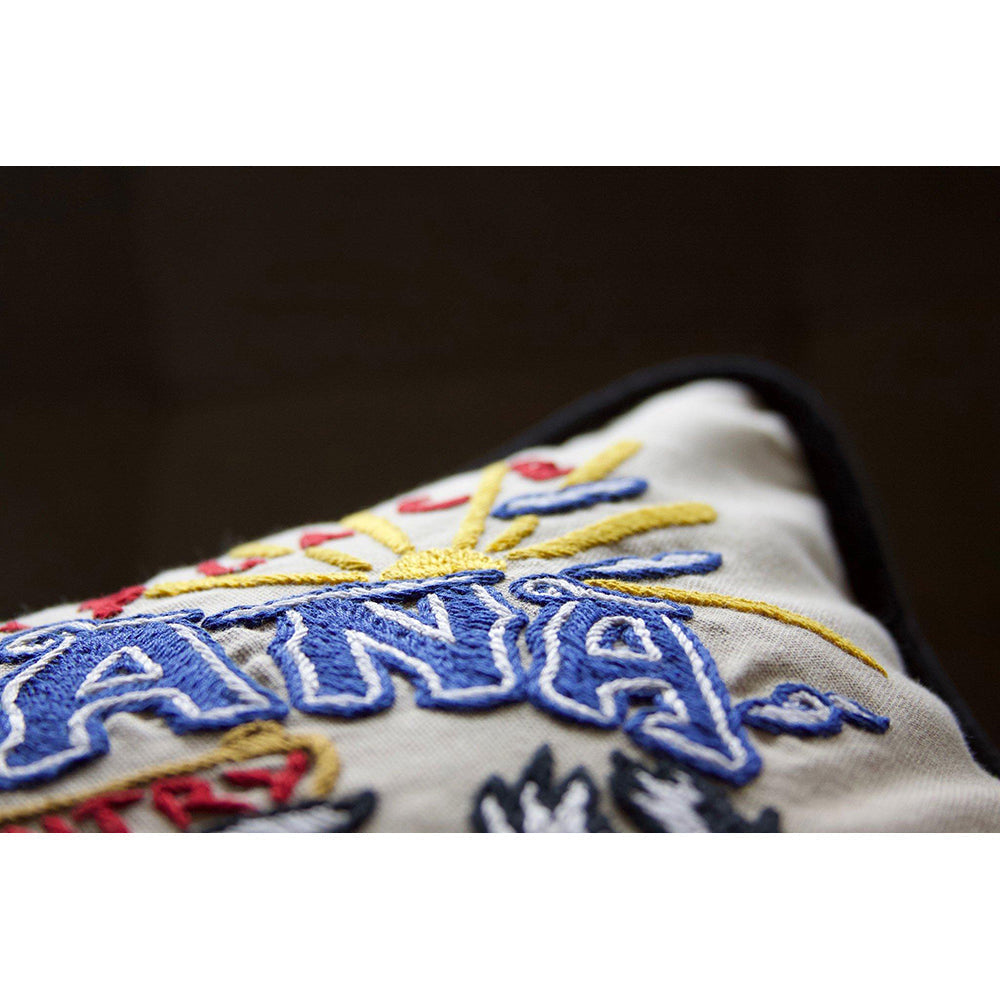 Montana Hand-Embroidered Pillow Quirks!