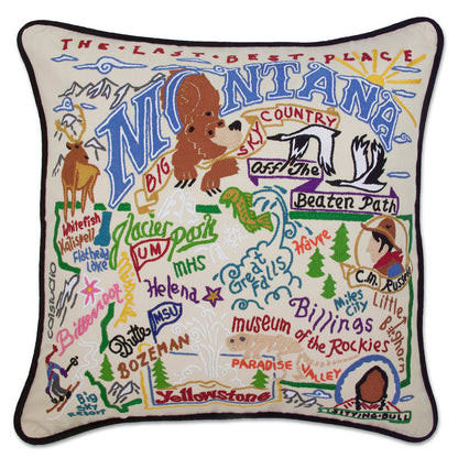 Montana Hand-Embroidered Pillow Quirks!