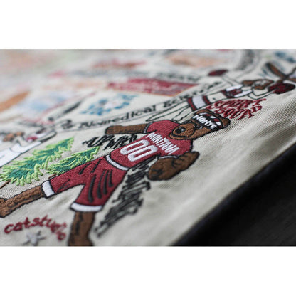 Montana, University of Collegiate Embroidered Pillow by CatStudio Quirks!