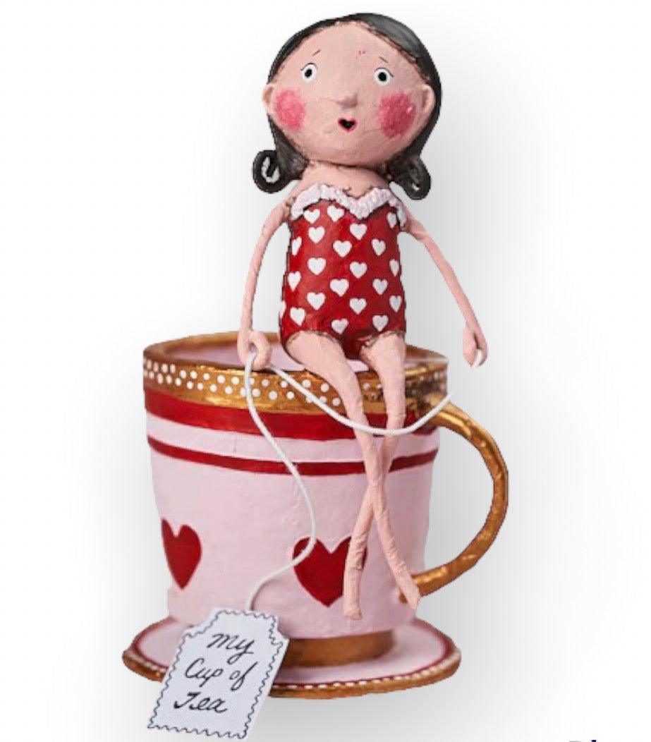 My Cup of Tea Valentine's Figure by Lori Mitchell Quirks!