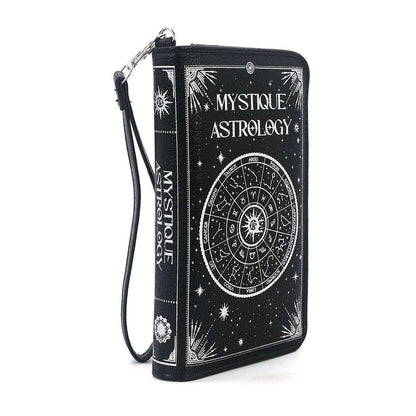 Mystique Astrology Wristlet Wallet in Vinyl