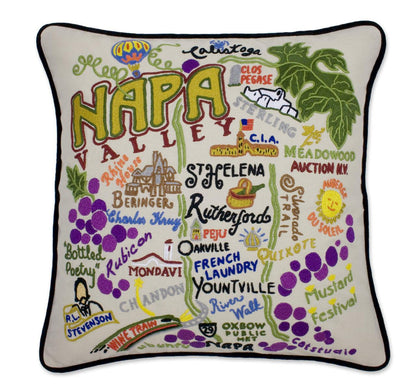 Napa Valley Hand-Embroidered Pillow Quirks!