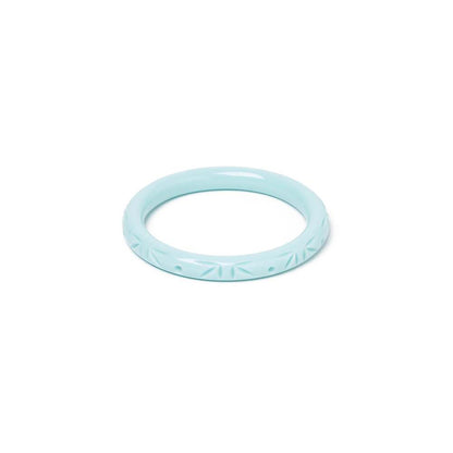 Narrow Surf Heavy Carve Medium Bangle by Splendette