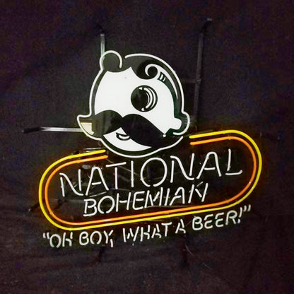 National Bohemian "Oh Boy,What a Beer!“ Neon Signs Light Neon Signs Land
