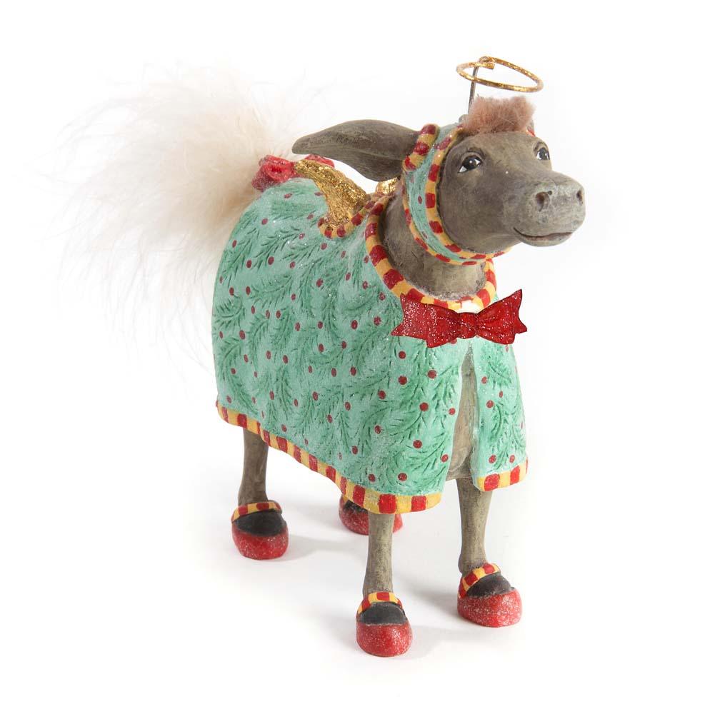 Nativity David Donkey Ornament by Patience Brewster Quirks!