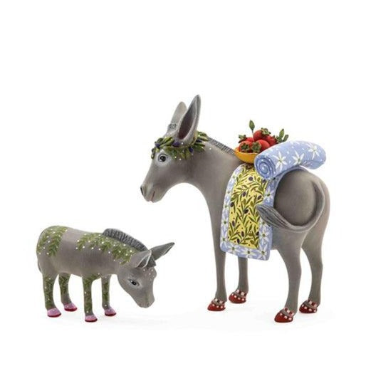 Nativity Mother & Baby Donkey Figures by Patience Brewster Quirks!