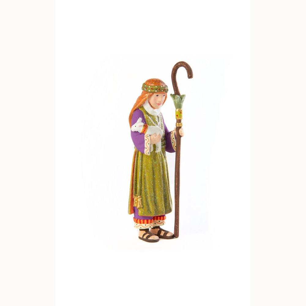 Nativity Shepherd Mini Figure by Patience Brewster Quirks!