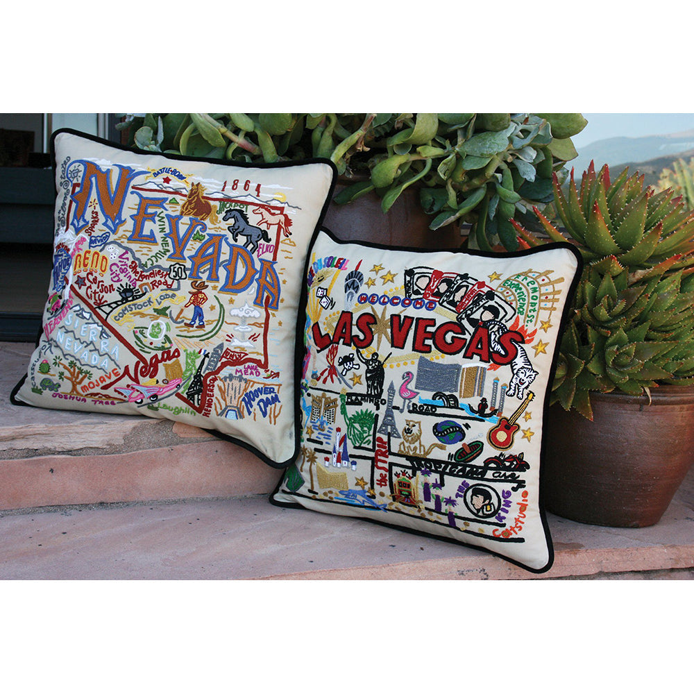 Nevada Hand-Embroidered Pillow Quirks!