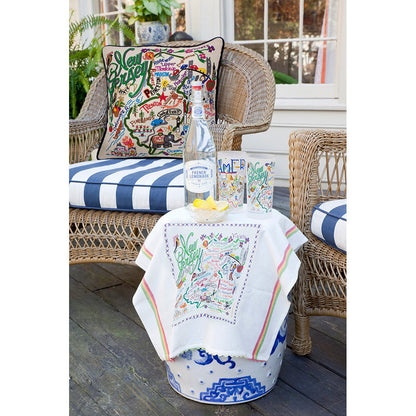 New Jersey Hand-Embroidered Pillow Quirks!