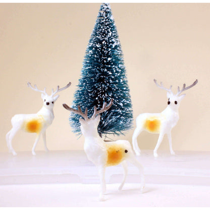 Retro Style 1.5" Reindeer Decorative Figurine, 1960s
