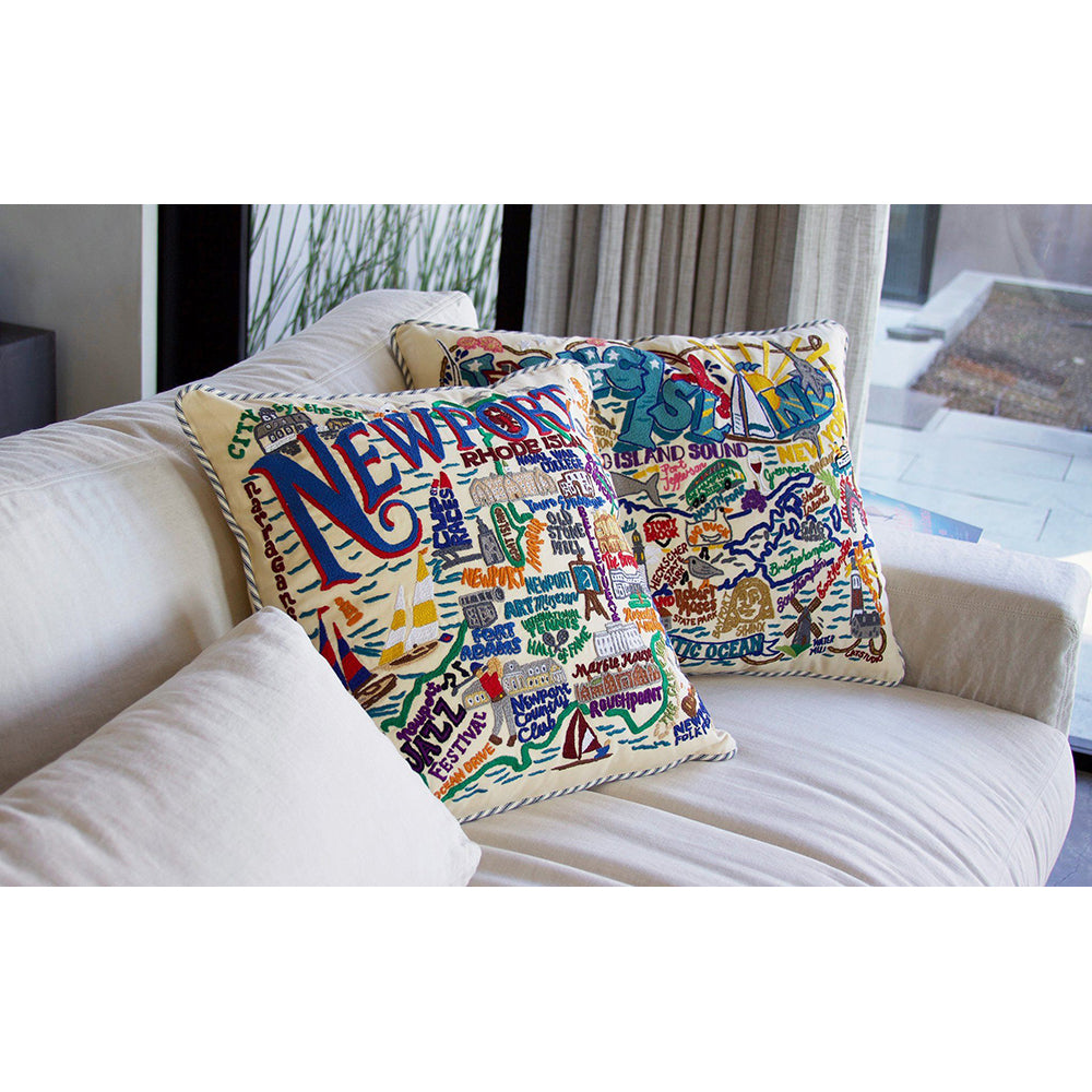 Newport Hand-Embroidered Pillow Quirks!