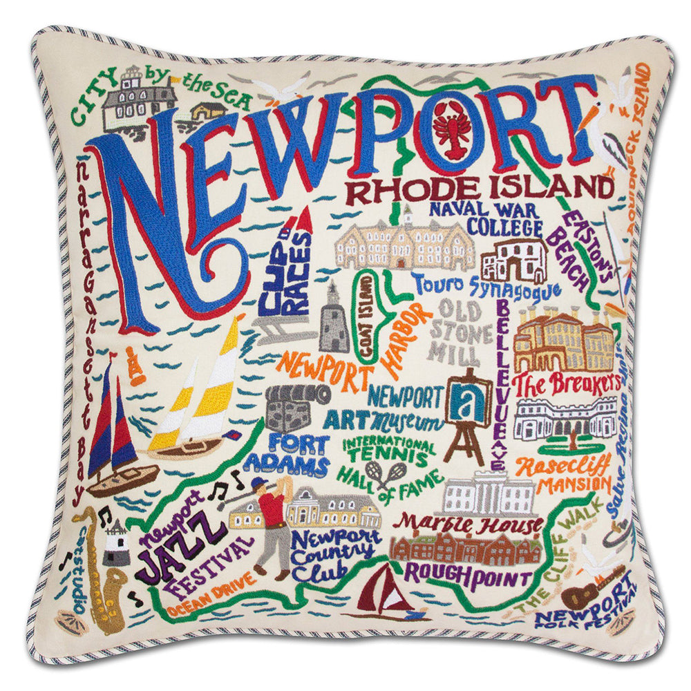 Newport Hand-Embroidered Pillow Quirks!