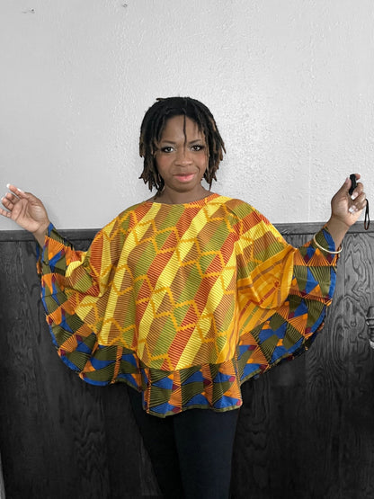 NKECHI Cape Top/Shrug - Creative Freedom Collective
