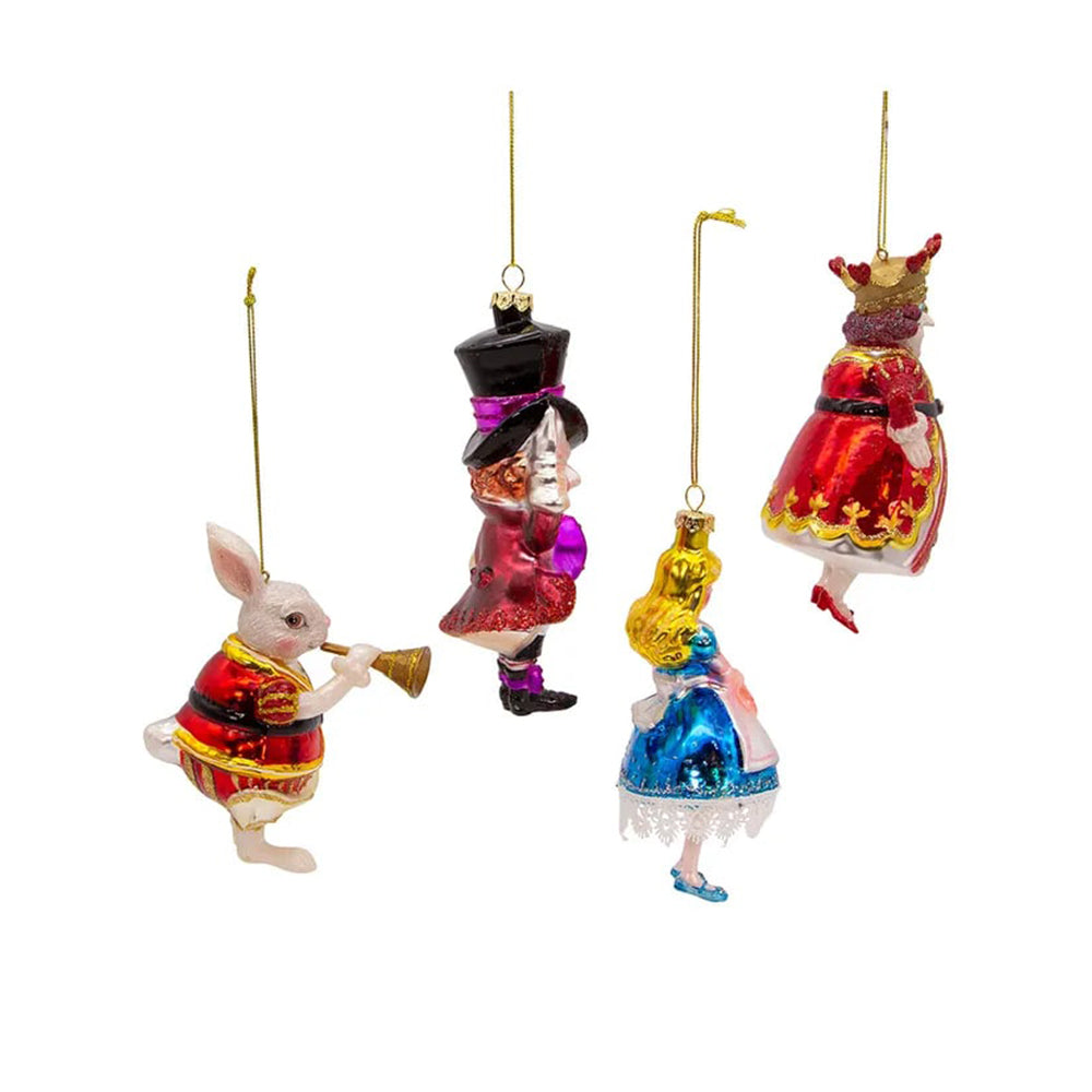 Noble Gems™ Glass Wonderland Ornament Set, 4-Piece Box by Kurt Adler Quirks!