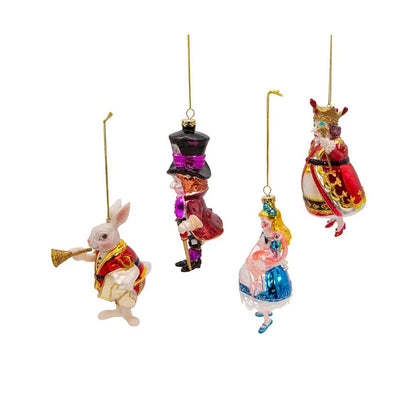 Noble Gems™ Glass Wonderland Ornament Set, 4-Piece Box by Kurt Adler Quirks!