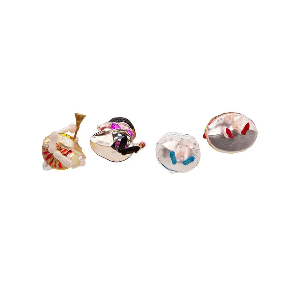 Noble Gems™ Glass Wonderland Ornament Set, 4-Piece Box by Kurt Adler Quirks!