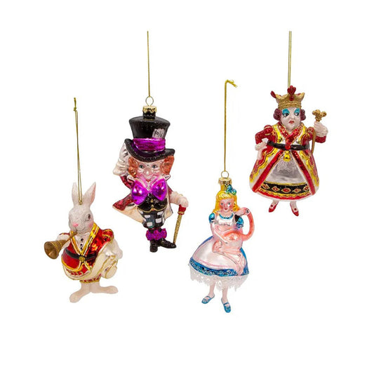 Noble Gems™ Glass Wonderland Ornament Set, 4-Piece Box by Kurt Adler Quirks!