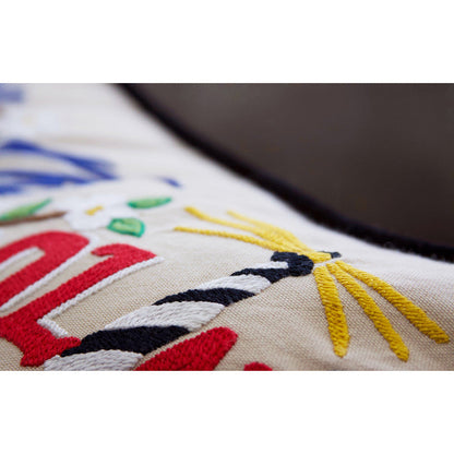 North Carolina Hand-Embroidered Pillow Quirks!