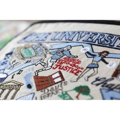 North Carolina, University of Collegiate Embroidered Pillow by CatStudio Quirks!