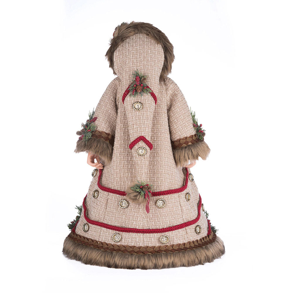 North Country Advent Santa Doll by Katherine's Collection Quirks!