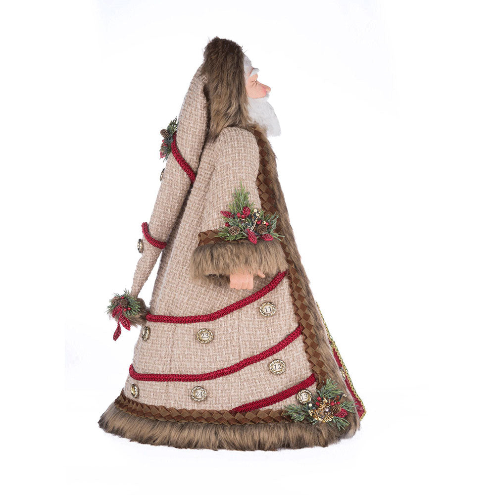 North Country Advent Santa Doll by Katherine's Collection Quirks!