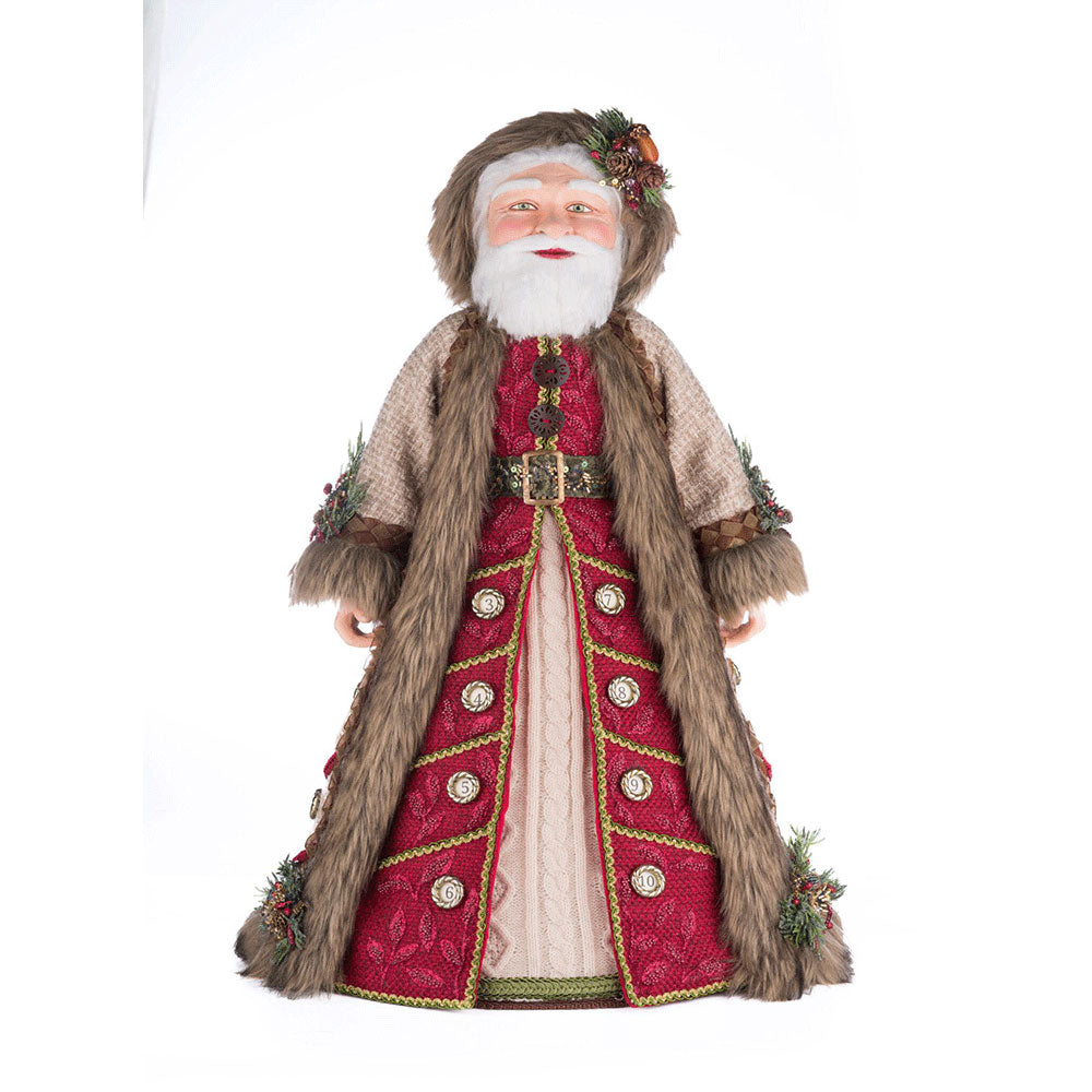 North Country Advent Santa Doll by Katherine's Collection Quirks!