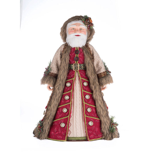 North Country Advent Santa Doll by Katherine's Collection Quirks!