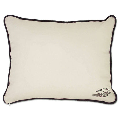 Notre Dame, University of Collegiate Embroidered Pillow by Cat Studio
