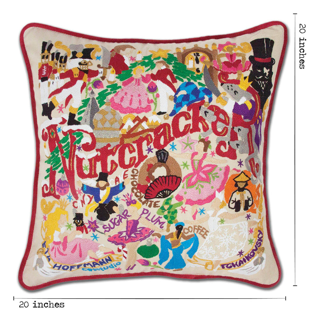 Nutcracker Hand-Embroidered Pillow Quirks!