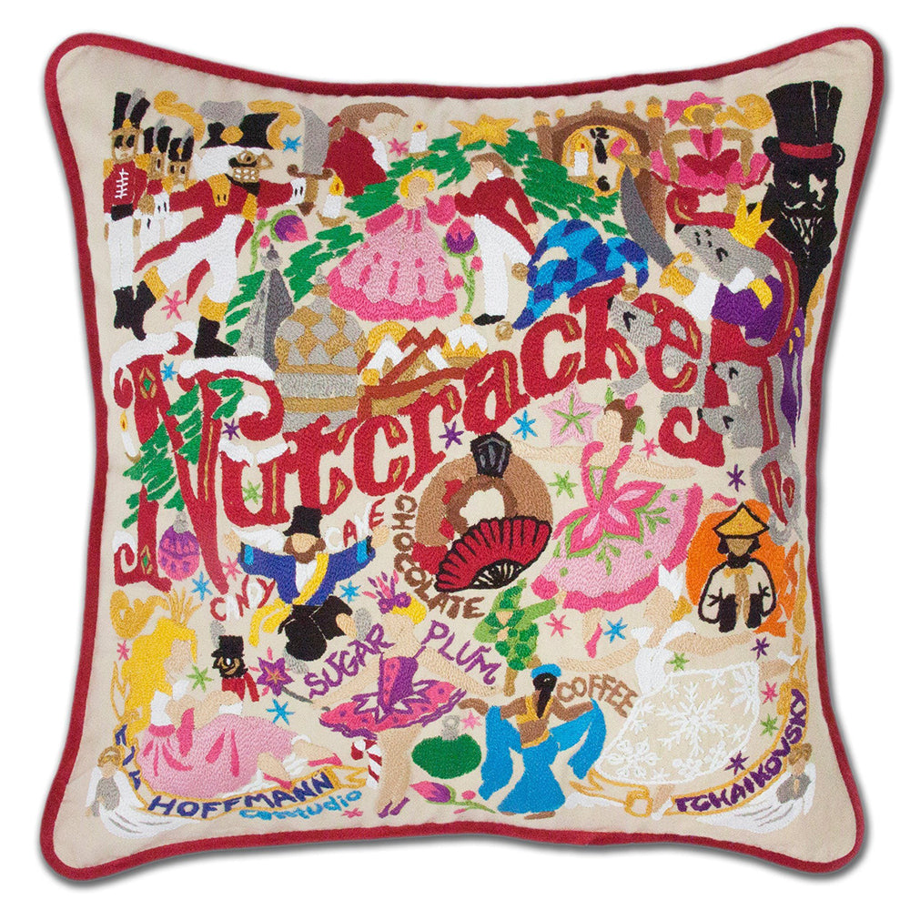 Nutcracker Hand-Embroidered Pillow Quirks!