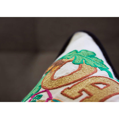 Oakland Hand-Embroidered Pillow Quirks!