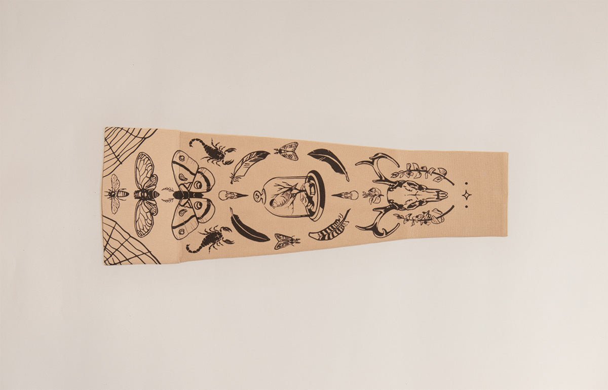 Oddities Beige Gradient Compression Arm Sleeve