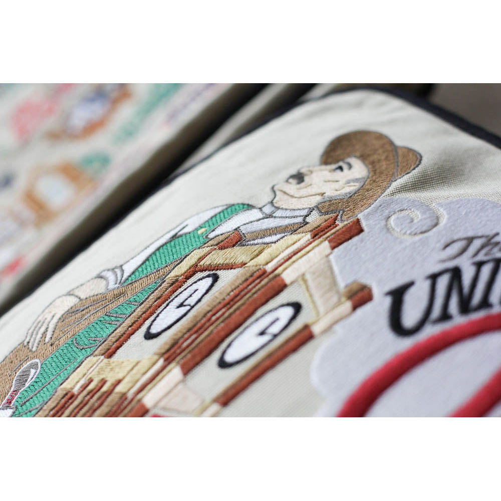 Oklahoma, University of Collegiate Embroidered Pillow by CatStudio Quirks!