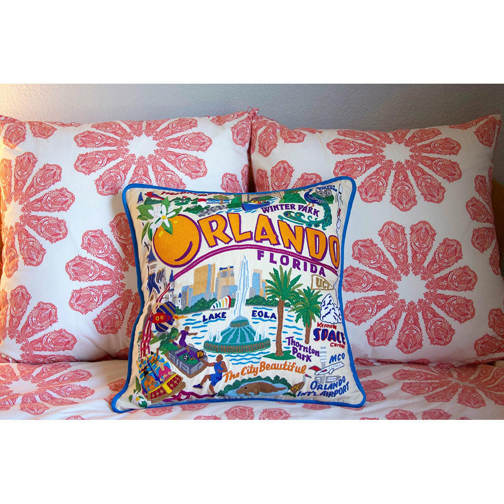 Orlando Hand-Embroidered Pillow Quirks!