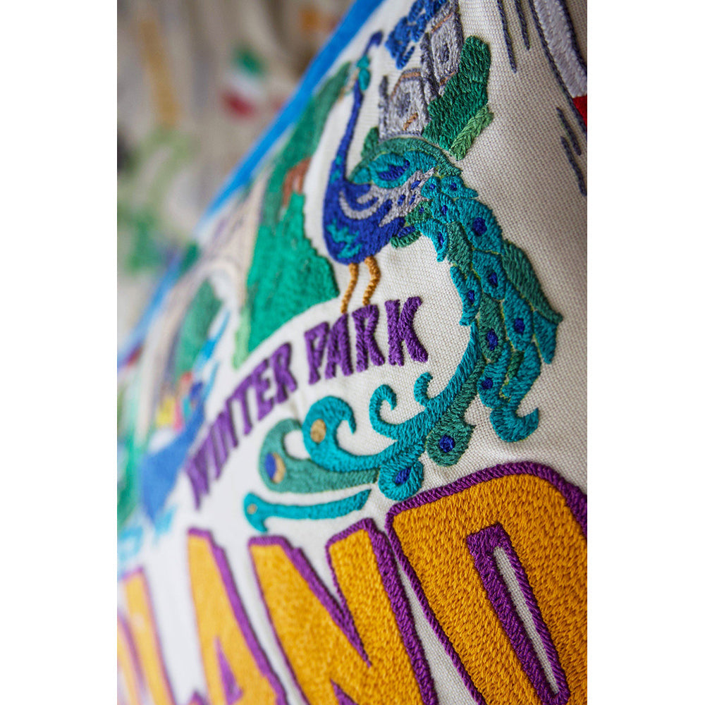 Orlando Hand-Embroidered Pillow Quirks!