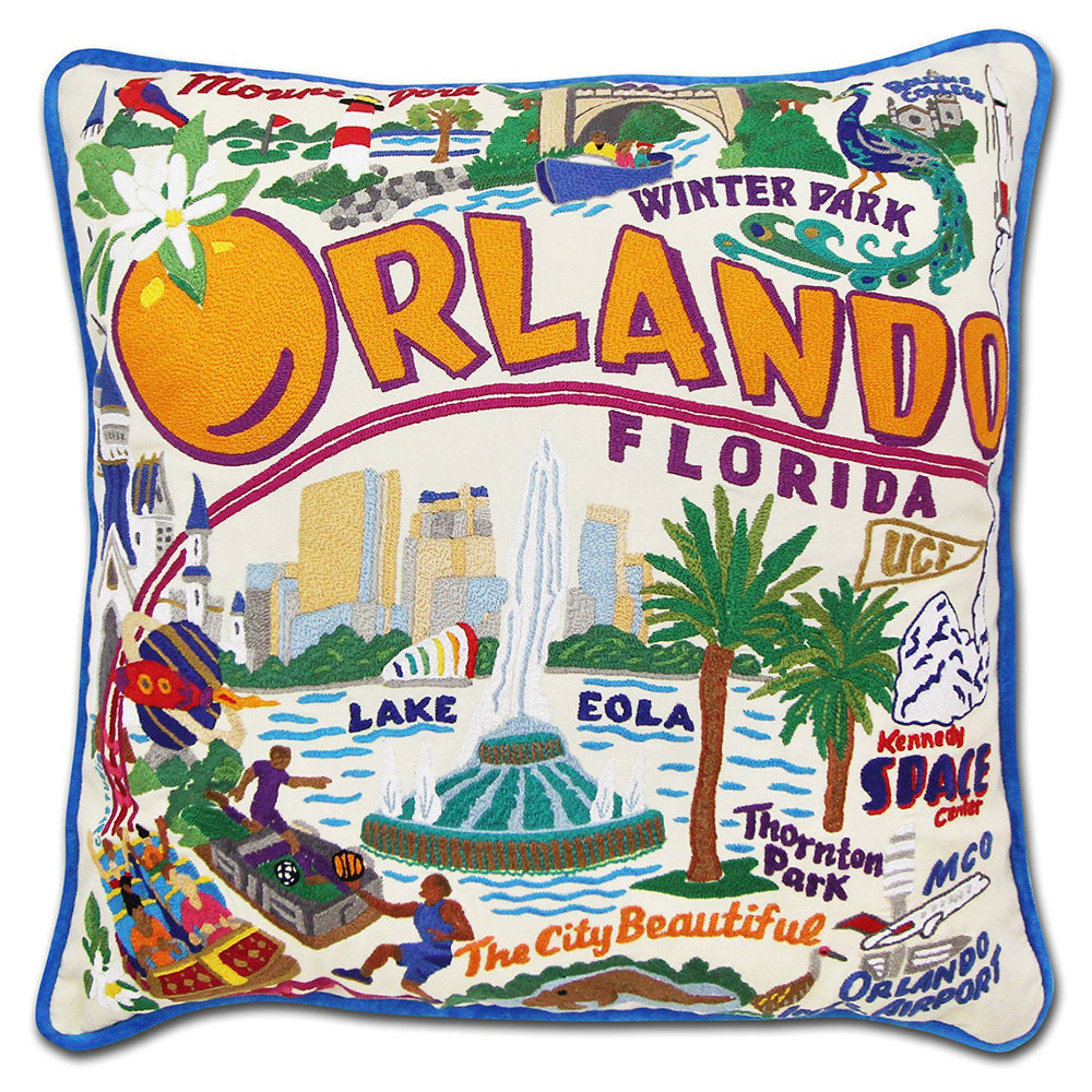 Orlando Hand-Embroidered Pillow Quirks!