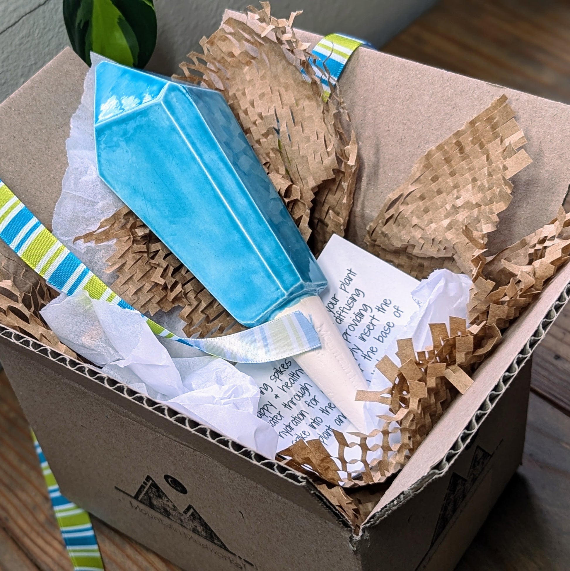 Tall Crystal Plant Watering Spike Mountain Mudworks