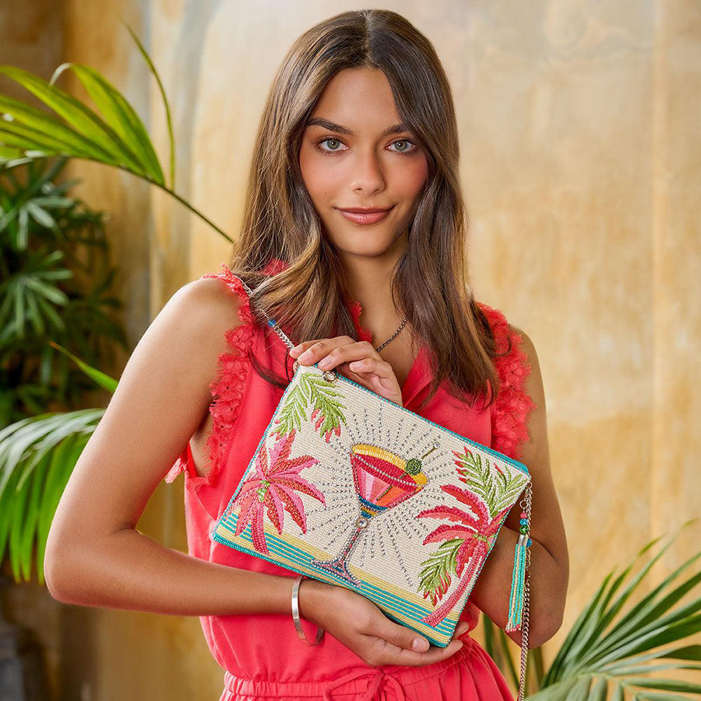 Palm Paradise Crossbody Handbag by Mary Frances Quirks!