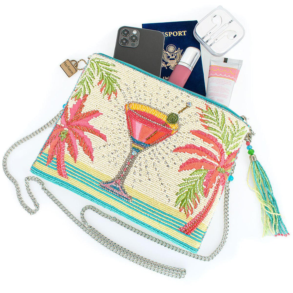 Palm Paradise Crossbody Handbag by Mary Frances Quirks!