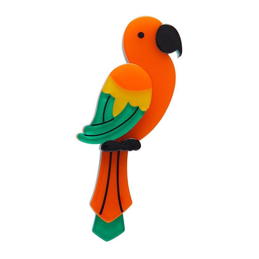 Pancha's Parrot Brooch by Erstwilder Quirks!