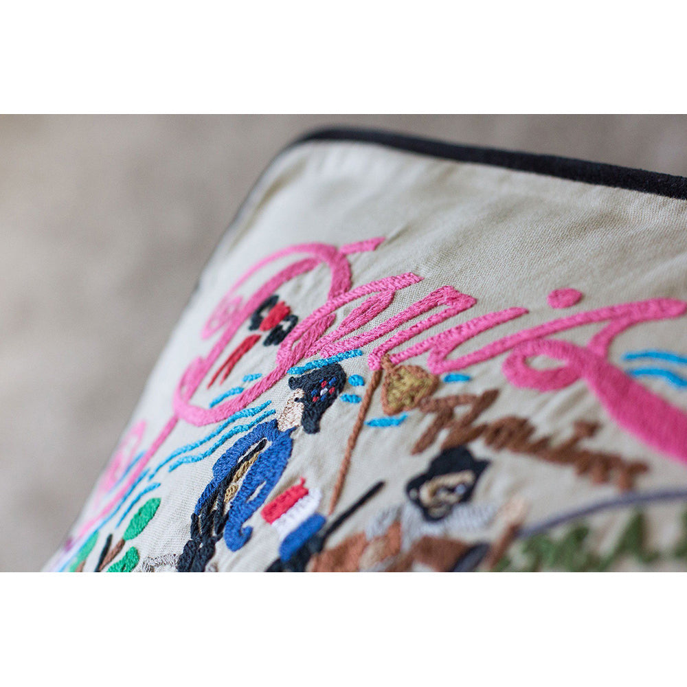 Paris Hand-Embroidered Pillow Quirks!