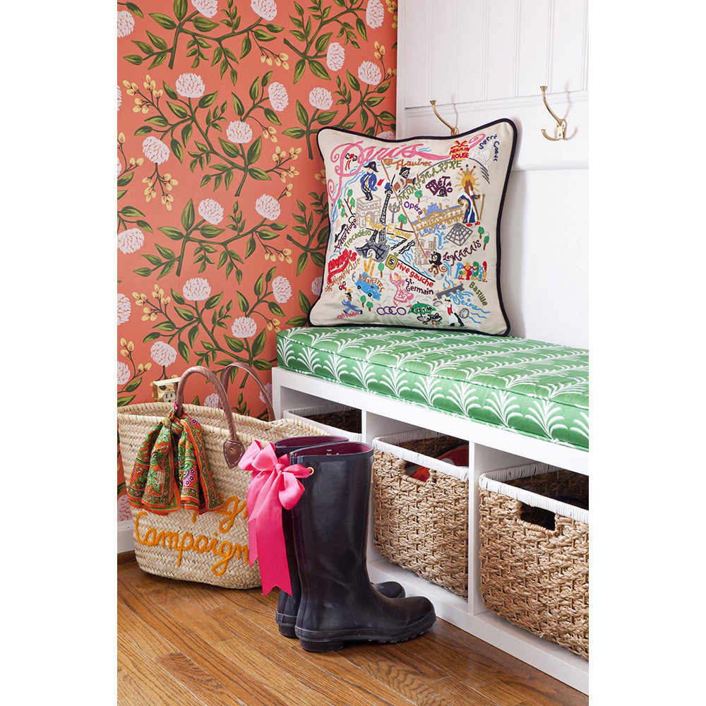 Paris Hand-Embroidered Pillow Quirks!