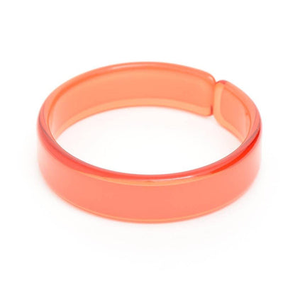Acrylic Resin Stacking Bangle Bracelet ORANGE Quirks!