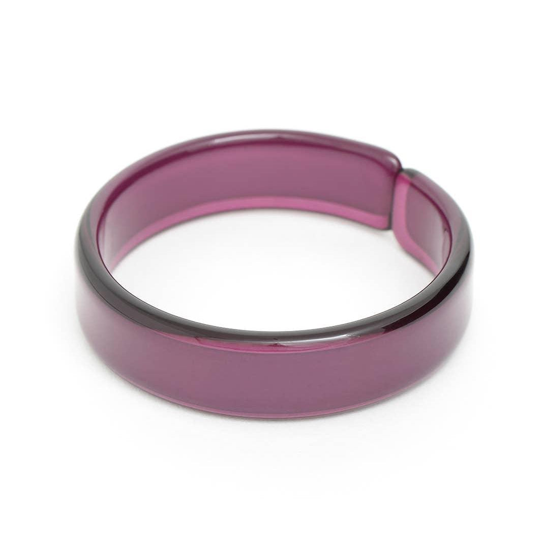 Acrylic Resin Stacking Bangle Bracelet PLUM Quirks!