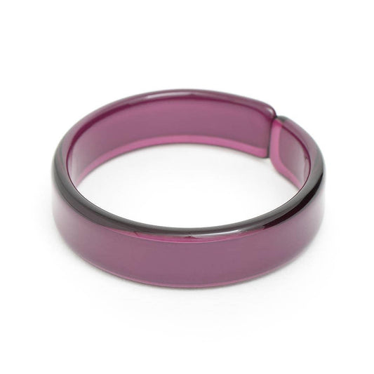 Acrylic Resin Stacking Bangle Bracelet PLUM Quirks!