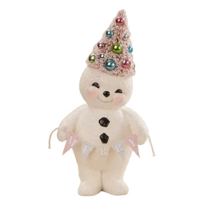 Pastel Merry Snowman With Tree Quirks!