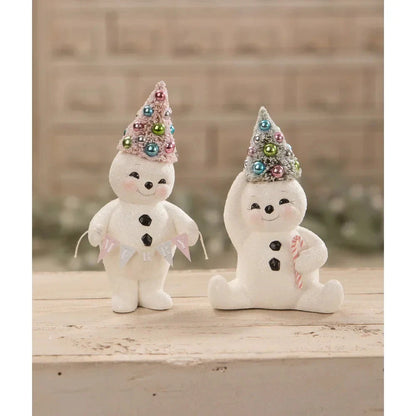 Pastel Merry Snowman With Tree Quirks!