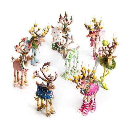 MINI Dash Away Reindeer Ornaments SOLD INDIVIDUALLY by Patience Brewster Quirks!
