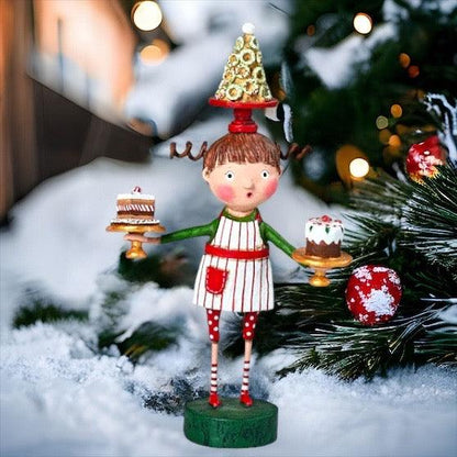 Patty Cake Christmas Figurine by Lori Mitchell Quirks!